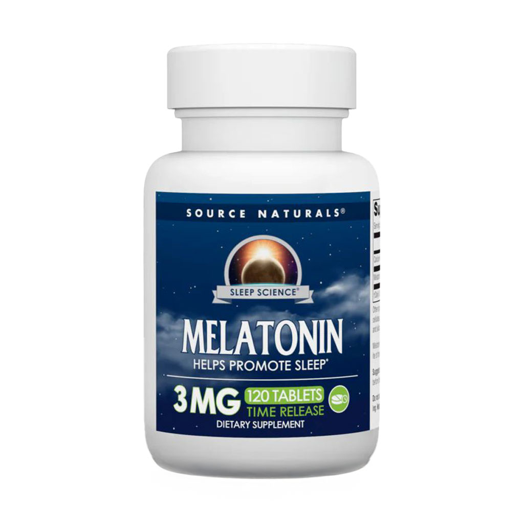 Мелатонін швидкої дії Source Naturals Sleep Science Melatonin 3 мг, 120 таблеток